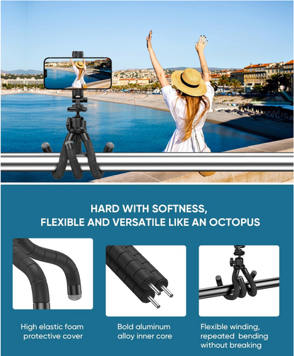 Flexible Phone Tripod with Remote