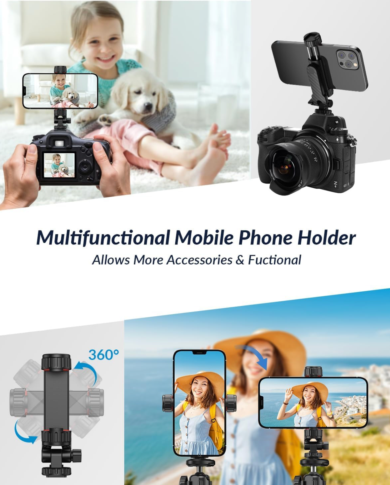 Flexible Phone Tripod with Remote